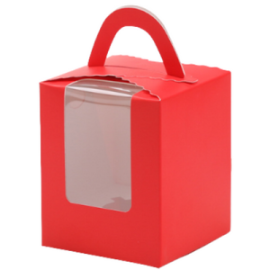 Red Cake Box Wholesale 9.9*9.2*10 cm